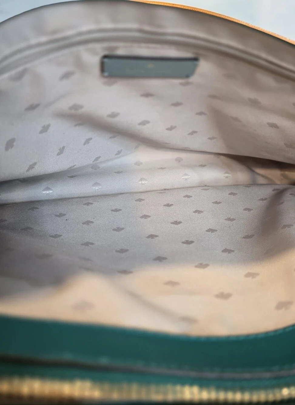 Kate Spade Staci Saffiano Leather Laptop Tote Bag Teal